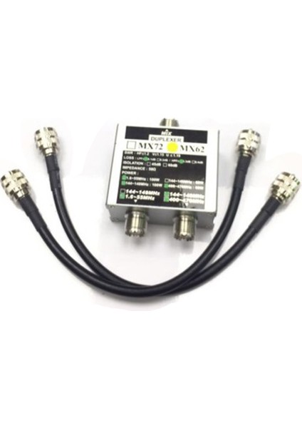 MX62 Ham Anten Birleştiricisi Farklı Frekans (Hf / Vhf / Uhf) Birleştiricisi (Yurt Dışından)