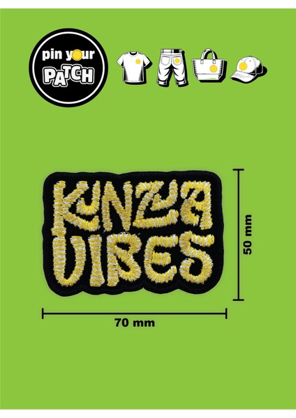 Ütü ile Yapışan Yama 7079 Yazı Kinza Vibes fiyatları