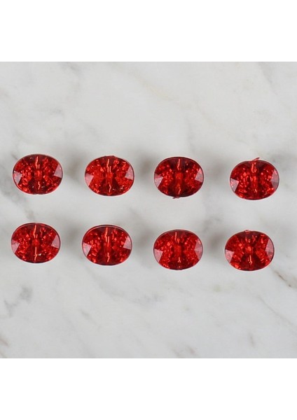 Loren Crafts kırmızı 8 li düğme - 240 fiyatları