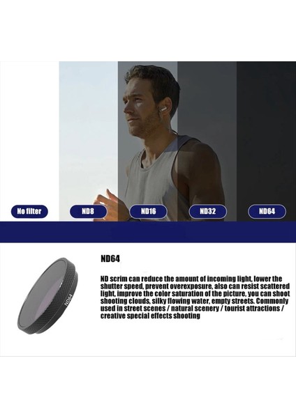 INSTA360 GO3S Nd8 ND16 ND32 ND64 Lens Filtresi Için Kamera Lens Filtresi (Yurt Dışından) indirimleri