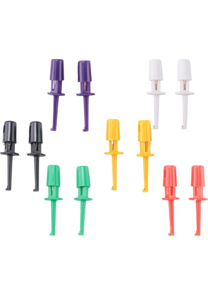 6 Renkli 12 Parçalı Test Probu Kancası Mini Ic Test Kancası Smd Kablo Seti (Yurt Dışından) fiyatları