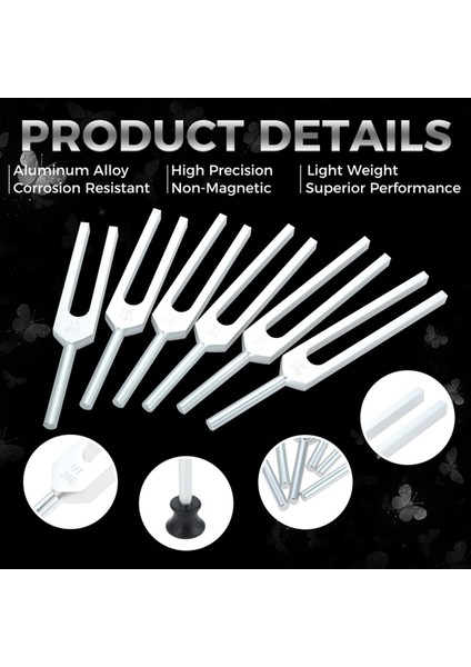 6'lı Diyapozon Seti, Ahşap Çekiç ve Saklama Çantası (Yurt Dışından) fırsatları