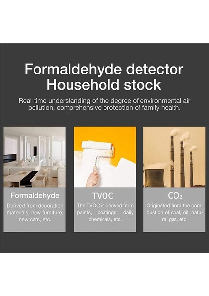 Hava Kalitesi Sensörü Formaldehit Test Cihazı Taşınabilir Dedektör (Yurt Dışından) fırsatları