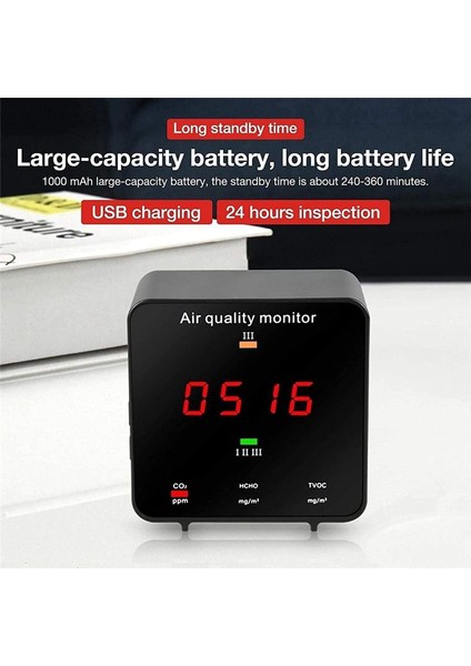 Hava Kalitesi Sensörü Formaldehit Test Cihazı Taşınabilir Dedektör (Yurt Dışından) indirimleri