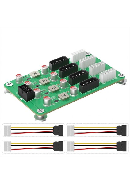 Atx Psu Için Atx 6/8pin 12V Ila 8 Yollu 5V/12V 3A Güç Adaptörü (Yurt Dışından)