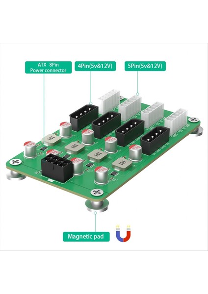 Atx Psu Için Atx 6/8pin 12V Ila 8 Yollu 5V/12V 3A Güç Adaptörü (Yurt Dışından) fırsatları