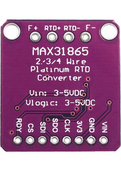 31865 MAX31865 Rtd Platinum Direnç Sıcaklık Dedektör Modülü (Yurt Dışından) fiyatları