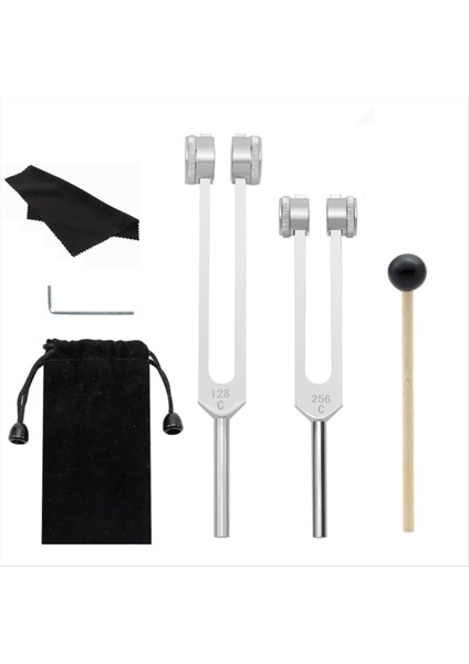 128Hz 256Hz Silikon Çekiçli Diyapozon Seti (Yurt Dışından)