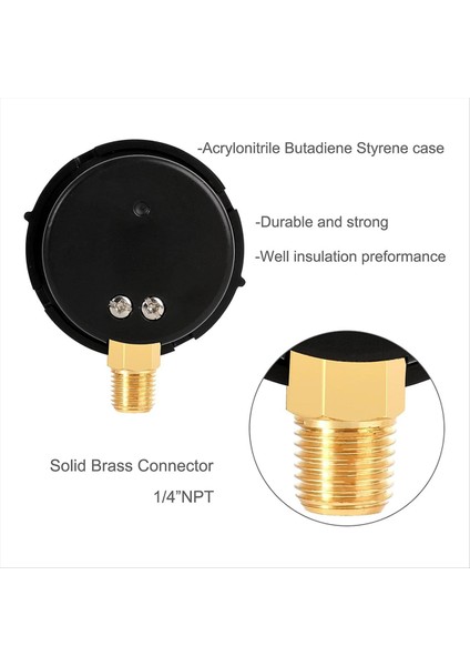 190058 0-60 Psı, Başlatma ve Temizleme Filtresi Su Basınç Ölçeri (Yurt Dışından) indirimleri