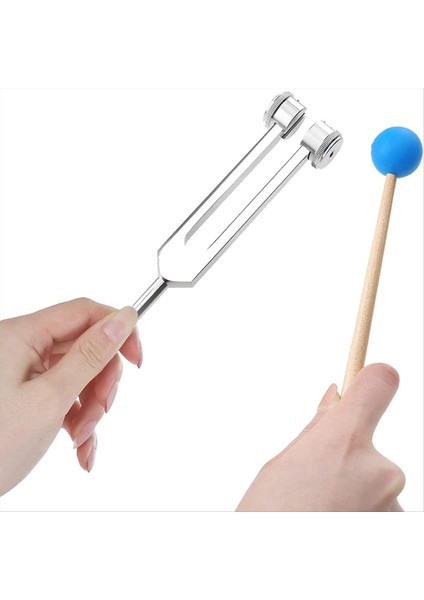 Alüminyum Alaşımlı Çakra Diyapozon Seti ve Çekiçler, Gümüş (Yurt Dışından) fiyatları