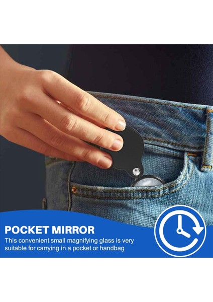 Katlanabilir Cep Büyüteci Büyüteç Mercek (Yurt Dışından) indirimleri