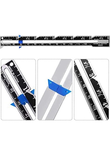 3'lü Sürgülü Ölçer Seti, Dikiş Aletleri Seti, Dikiş Ölçerleri (Yurt Dışından) fiyatları