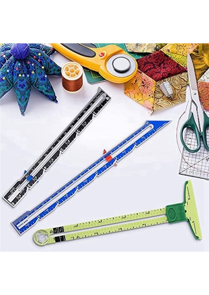 3'lü Sürgülü Ölçer Seti, Dikiş Aletleri Seti, Dikiş Ölçerleri (Yurt Dışından) indirimleri