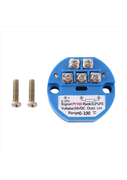 PT100 Tipi 0-10V 0-100 Derece Rtd DC24V Sıcaklık Vericisi (Yurt Dışından)