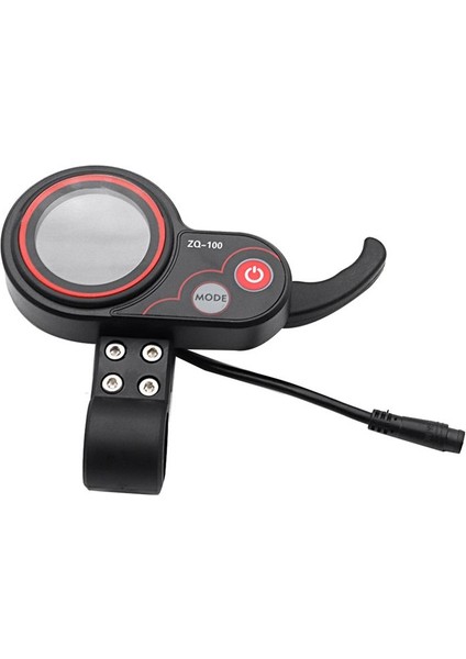 ZQ-100 Kilometre Hızı Ayarlanabilir Elektrikli Scooter Ölçer 6 Pinli Ekran (Yurt Dışından)