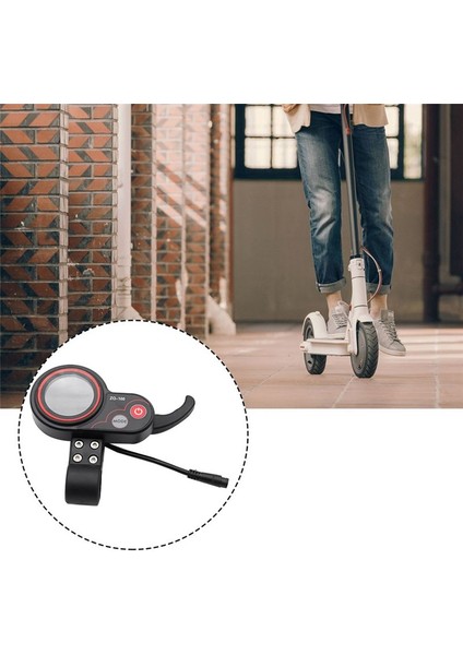 ZQ-100 Kilometre Hızı Ayarlanabilir Elektrikli Scooter Ölçer 6 Pinli Ekran (Yurt Dışından) modelleri