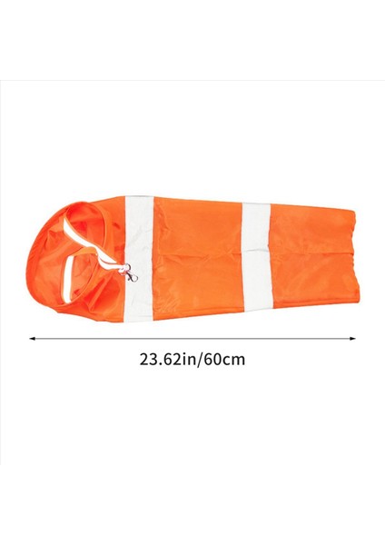 Airport Windsocks Turuncu Su Geçirmez Rüzgar Çorabı Yansıtıcı Rüzgar Çantası 60 cm (Yurt Dışından) indirimleri