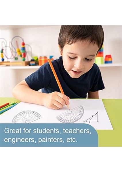 100 Parça Matematik Açıölçer 180 Derece, Mühendislik Için Set (Yurt Dışından) indirimleri