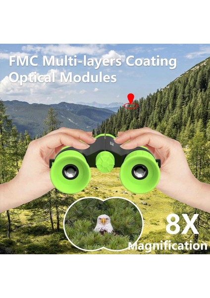 Kuş Gözlemciliği ve Oyun Oynama Için 8X21 Kompakt Teleskoplu Çocuk Dürbünü (Yurt Dışından) indirimleri