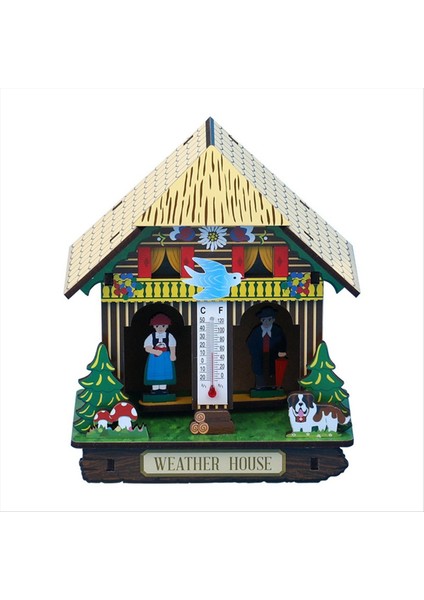 Sunny Rainy Box Hassas Termometre Ev Barometresi Ev Higrometresi (Yurt Dışından)