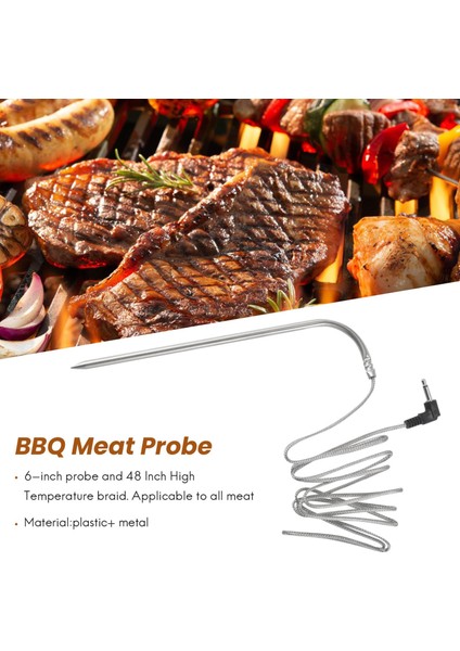 Yedek Yüksek Sıcaklık Et Probu, 2 Adet Su Geçirmez Barbekü Probu (Yurt Dışından) fiyatları