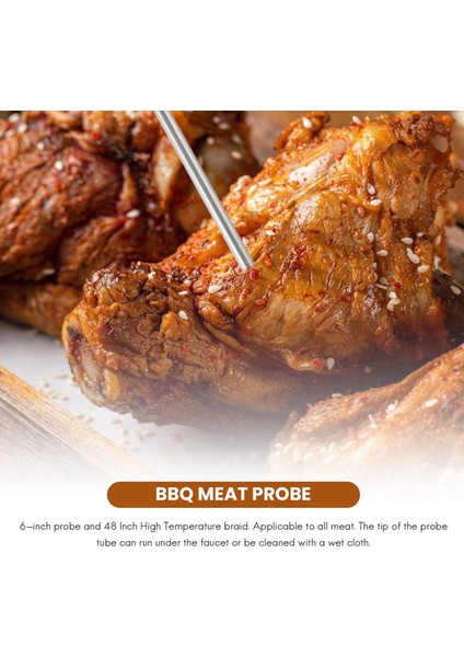 Yedek Yüksek Sıcaklık Et Probu, 2 Adet Su Geçirmez Barbekü Probu (Yurt Dışından) indirimleri