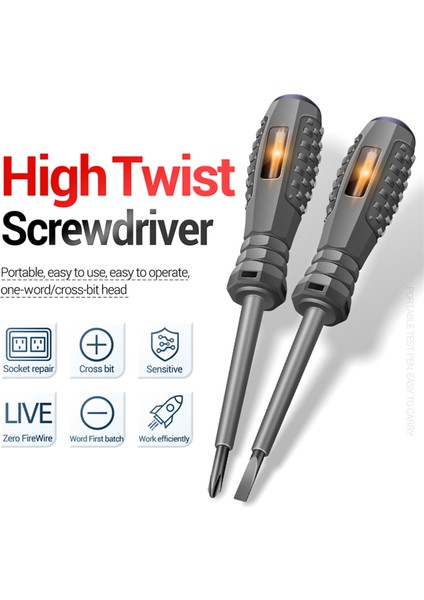 2 Adet Dijital Voltaj Test Kalemi Ac Temassız Indüksiyon Voltmetresi (Yurt Dışından) fırsatları