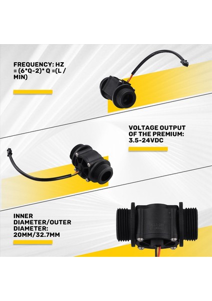 DN25 FS400A G1 Inç Su Akış Sensörü Hall Debimetre Ölçer (Yurt Dışından) indirimleri