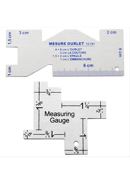 Dıy Patchwork Kapitone Için Dikiş Ölçme Ölçer Terzi Cetveli (Yurt Dışından)
