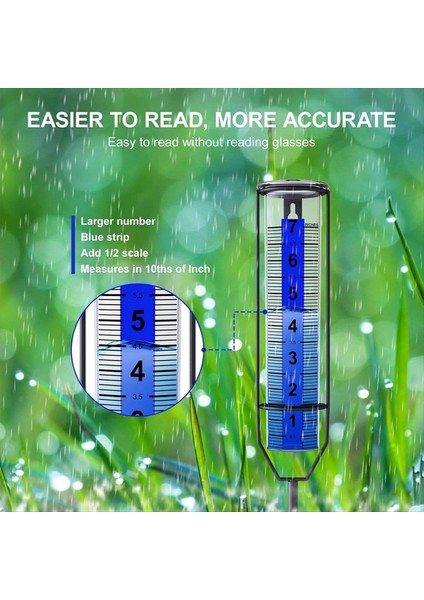 Yükseltilmiş Yağmur Ölçer, Kazıklı Metreler Için Net Sayılı Yağmur Ölçerler (Yurt Dışından) indirimleri