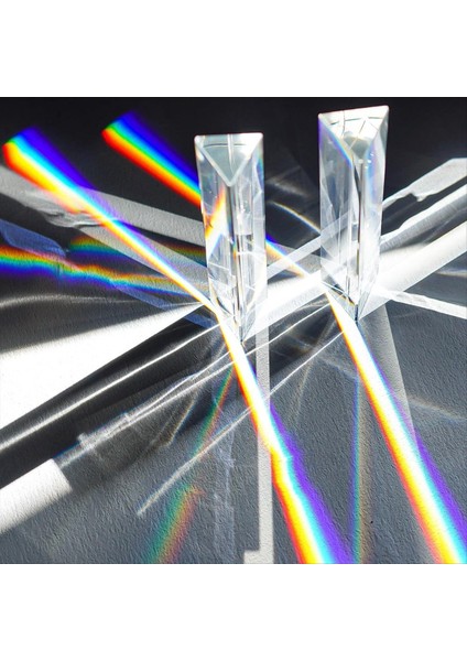 4 Adet 6 Inç Şeffaf Optik Lens Camı Üçgen Prizma (Yurt Dışından) modelleri