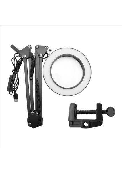 Işık ve Kelepçeli 10X Büyüteç 3 Renk Modu 10 Parlaklık (Yurt Dışından) modelleri