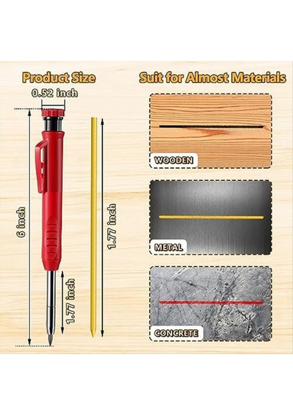 Geri Çekilebilir Standlı Mekanik Ahşap Işleme Kalemi (Yurt Dışından) fırsatları