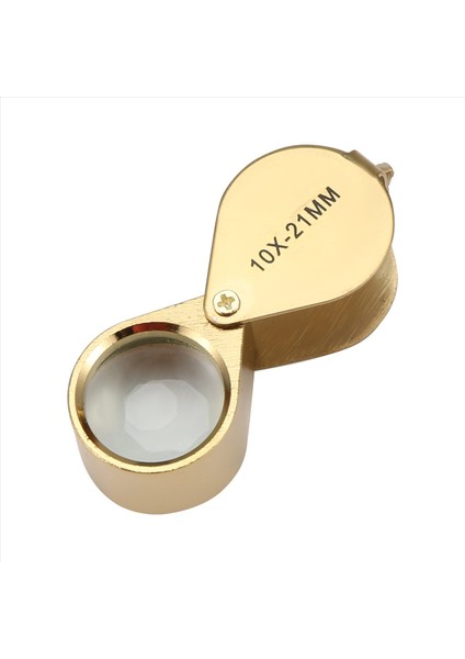 10X Cam Kuyumcu Gözü Katlanabilir Mücevher Döngüsü Büyüteci (Altın) (Yurt Dışından) fiyatları