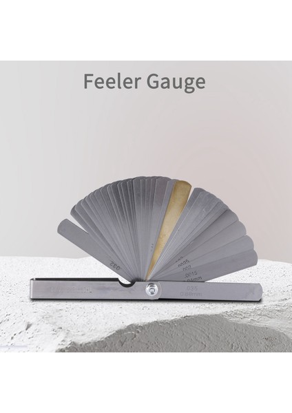 32 Set Mesafe Öğretim Kalınlık Ölçeri 0,04-0,88 mm Boşluk Boyutu (Yurt Dışından) modelleri