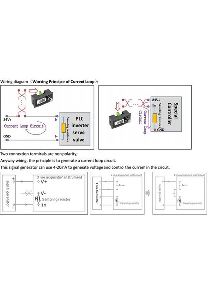 4-20MA Akım Sinyal Jeneratörü Panel Montajlı Akım Döngü Jeneratörü (Yurt Dışından) modelleri
