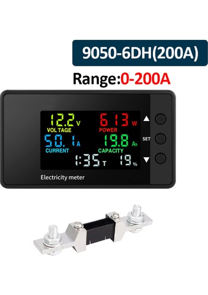 6'sı 1 Arada Voltmetre Ampermetre Dc 7,5-100V Wattmetre 0-200A (Yurt Dışından) fiyatları