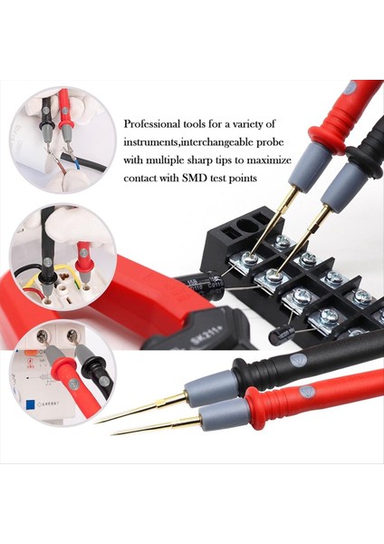 Multimetre Test Ucu Kiti, Arka Prob Test Uçları, Multimetre Probları (Yurt Dışından) modelleri