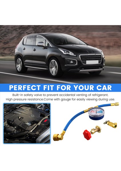 R134A Freon Dolum Ekipmanı Adaptörü Klima Manometresi Seti (Yurt Dışından) indirimleri