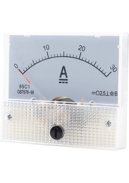 30A Dc Voltmetre Işaretçi Kafa Analog Ampermetre Panel Metre (Yurt Dışından) fiyatları