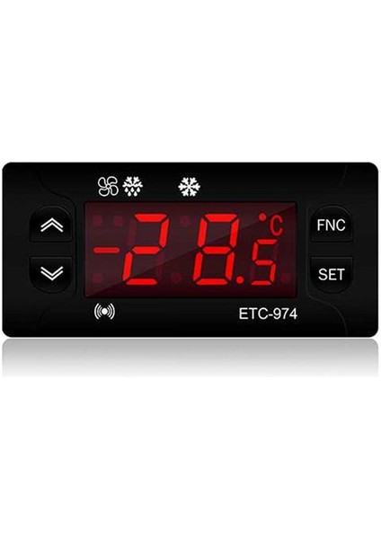 ETC-974 Mini Sıcaklık Kontrol Cihazı Buzdolabı Termostat Regülatörü (Yurt Dışından)