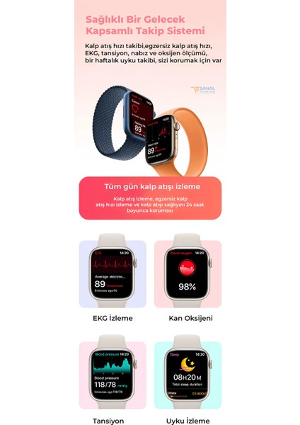 Watch 9 Mini Akıllı Saat