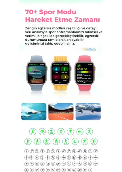 Watch 9 Mini Akıllı Saat