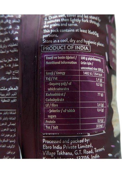 Kahverengi Basmati Pirinci 1 kg fırsatları