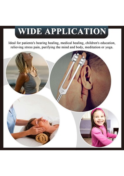 128Hz+256Hz, Şifa Çakrası Için Vücut Ağırlıklı Diyapazon Seti (Yurt Dışından) fırsatları