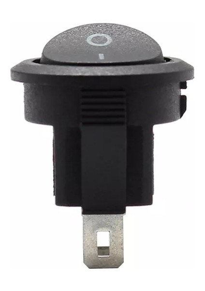 MR-133 20MM Yuvarlak Işıksız Anahtar On-Off 2 Bacaklı Siyah fiyatları