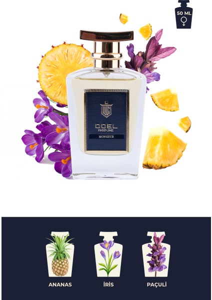 Monsieur 50 ml Erkek Parfümü fiyatları