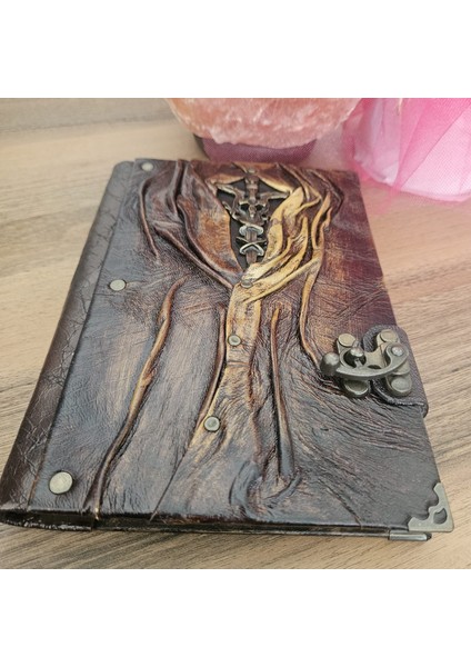 Kılıç Eskitme Hakiki Deri Şamua Kağıt El Yapımı Hediyelik Anı Günlük Ajanda Defter fırsatları