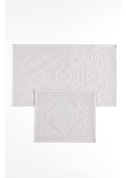 | Violetta 2'li Banyo Paspas Seti | Kaymaz Taban %100 Pamuk | 60X100 - 50X60 cm fiyatları