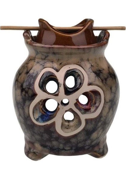 Seramik Lotus Çiçek Tasarımlı Buhurdanlık fiyatları